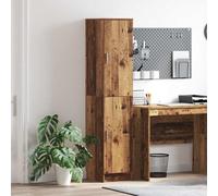 vidaXL Highboard Old wood 35 x 39 x 168 cm Engineered wood