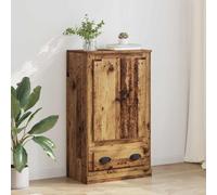 vidaXL Highboard Old Wood 60 x 35.5 x 103.5 cm Engineered Wood
