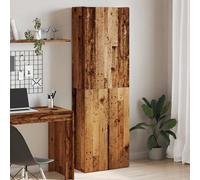 vidaXL Highboard Old Wood 60x32x190 cm Engineered Wood