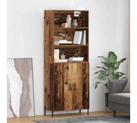 vidaXL Highboard Old Wood 69.5 x 32.5 x 180 cm Engineered Wood