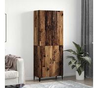 Highboard 2 pcs Engineered Wood Storage Cabinet Modern Sideboard Unit vidaXL