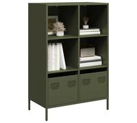 vidaXL Highboard Olive Green 68x39x103.5 cm Steel