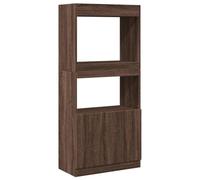 vidaXL Highboard Sideboard Brown Oak Engineered Wood - Home/Office Storage for Living Room, Bedroom, or Office