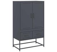 vidaXL Highboard Anthracite 68x39x111.5 cm Steel