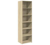 vidaXL Highboard Sideboard Cabinet - Modern Sonoma Oak Storage Cupboard - Engineered Wood - 185 cm Height - Versatile for Living Room/Office/Bedroom