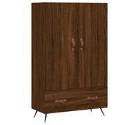 vidaXL Highboard Sideboard Cupboard Side Cabinet Brown Oak Engineered Wood