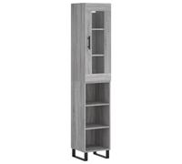 vidaXL Highboard Sideboard Cupboard Side Cabinet Grey Sonoma Engineered Wood