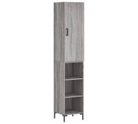 vidaXL Highboard Sideboard Cupboard Side Cabinet Grey Sonoma Engineered Wood
