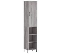 Vidaxl Highboard Grey Sonoma 34.5X34X180 Cm Engineered Wood