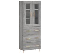 Highboard Sideboard Tall Storage Cabinet Side Cabinet Engineered Wood vidaXL