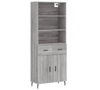 Highboard Sideboard Storage Cabinet Home Side Cabinet Engineered Wood vidaXL