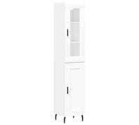 vidaXL Highboard Sideboard Cupboard Storage Cabinet White Engineered Wood