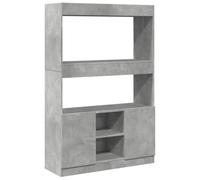 vidaXL Highboard, Sideboard for Hallway Living Room, Side Cabinet with Storage, Cupboard, Display Cabinet, Modern Style, Concrete Grey Engineered Wood