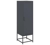 vidaXL Highboard/Sideboard/Storage Cupboard - Anthracite Steel - Industrial Style - 123cm Tall