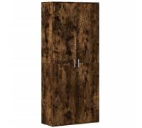 vidaXL Highboard, Sideboard with Storage Space, Tall Cabinet Side Cabinet for Living Room, Storage Cabinet, Chest of Drawers, Smoked Oak Wood Material