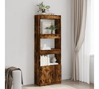 vidaXL Highboard Smoked Oak 63x33x180 cm Engineered Wood