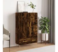 vidaXL Highboard Smoked Oak 69.5x31x115 cm Engineered Wood
