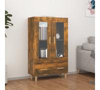 vidaXL Highboard Smoked Oak 70x31x115 cm Engineered Wood