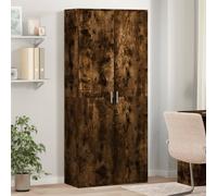 vidaXL Highboard, Sideboard with Storage Space, Tall Cabinet Side Cabinet for Living Room, Storage Cabinet, Chest of Drawers, Smoked Oak Wood Material