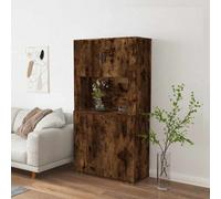 Vidaxl Highboard Smoked Oak Engineered Wood