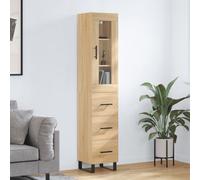 Highboard Sonoma Oak 34.5x34x180 cm Engineered Wood