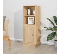 Vidaxl Highboard Sonoma Oak 36X35.5X103.5 Cm Engineered Wood, Brown