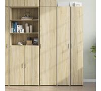 Vidaxl Highboard Sonoma Oak 40X42.5X185 Cm Engineered Wood