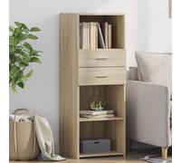 vidaXL Highboard Sonoma Oak 45x42.5x124 cm Engineered Wood