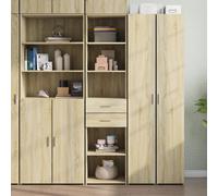 vidaXL Highboard Sonoma Oak 45x42.5x185 cm Engineered Wood