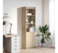 Vidaxl Highboard Sonoma Oak 50X35X180 Cm Engineered Wood