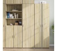 Vidaxl Highboard Sonoma Oak 50X42.5X185 Cm Engineered Wood