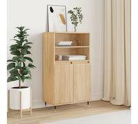 vidaXL Highboard Sonoma Oak 60x36x110 cm Engineered Wood