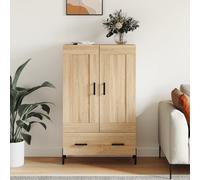 (sonoma oak) vidaXL Highboard Sideboard Cupboard Side Cabinet Brown Oak Engineered Wood
