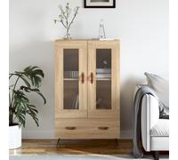 vidaXL Highboard Sonoma Oak 69.5x31x115 cm Engineered Wood