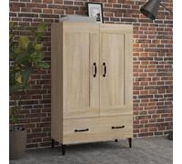 Vidaxl Highboard Sonoma Oak 70X31X115 Cm Engineered Wood