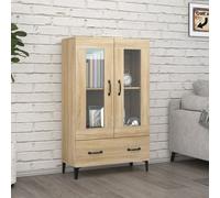 Highboard Sonoma Oak 70x31x115 cm Engineered Wood #4 GHB