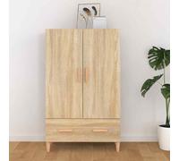 vidaXL Highboard Sonoma Oak 70x31x115 cm Engineered Wood UK
