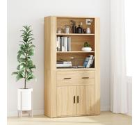 Sideboard Storage Cupboard Cabinet Buffet Highboard with Drawer & Doors Unit