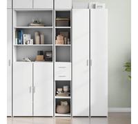 vidaXL Highboard White 30x42.5x185 cm Engineered Wood