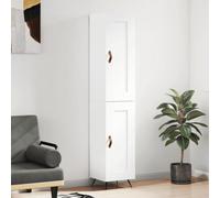 Vidaxl Highboard White 34.5X34X180 Cm Engineered Wood