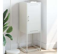 vidaXL Highboard White 36x39x107 cm Steel