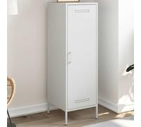 vidaXL Highboard White 36x39x113 cm Steel NEW