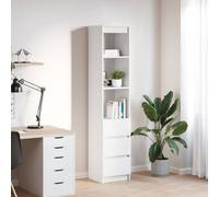 Vidaxl Highboard White 37.5X35X180 Cm Engineered Wood