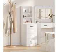 VidaXL Highboard White 40 X 41 X 135 Cm Engineered Wood