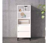 vidaXL Highboard White 40x36x110 cm Engineered Wood 01 UK HOT