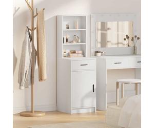 VidaXL Highboard White 41 X 40 X 135 Cm Engineered Wood