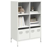 vidaXL Highboard White 68x39x103.5 cm Steel