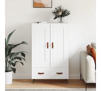 vidaXL Highboard White 69.5x31x115 cm Engineered Wood UK NEW