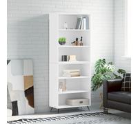 (white, 3 shelves) vidaXL Highboard Sideboard Storage Cabinet Cupboard Cabinet Engineered Wood