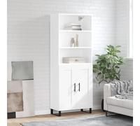 vidaXL Highboard White 69.5x34x180 cm Engineered Wood